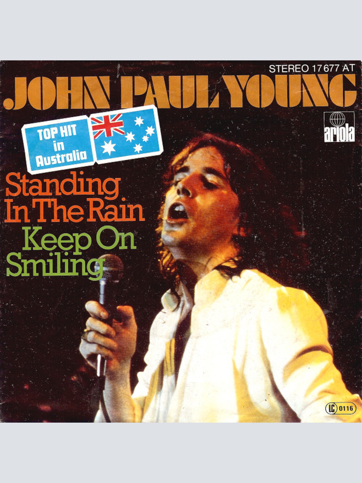 Vinyl / John Paul Young - Standing In The Rain / Keep On Smiling