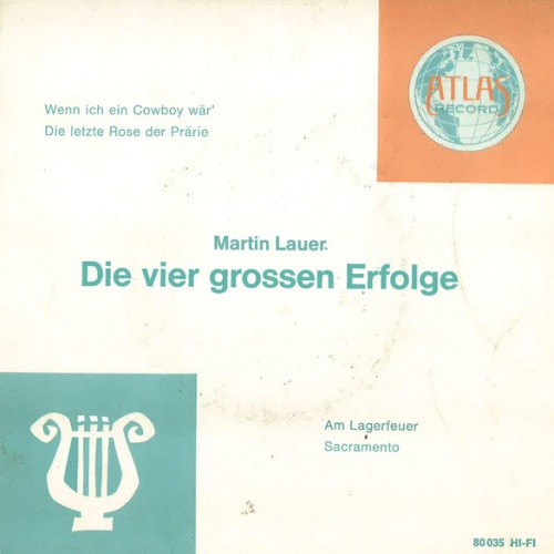 Vinyl / Martin Lauer - Die Vier Grossen Erfolge