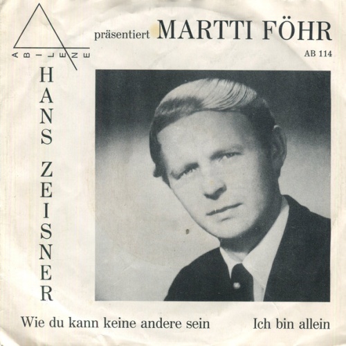 Vinyl / Martti Föhr - Ich Bin Allein / Wie Du Kann Keine Andere Sein