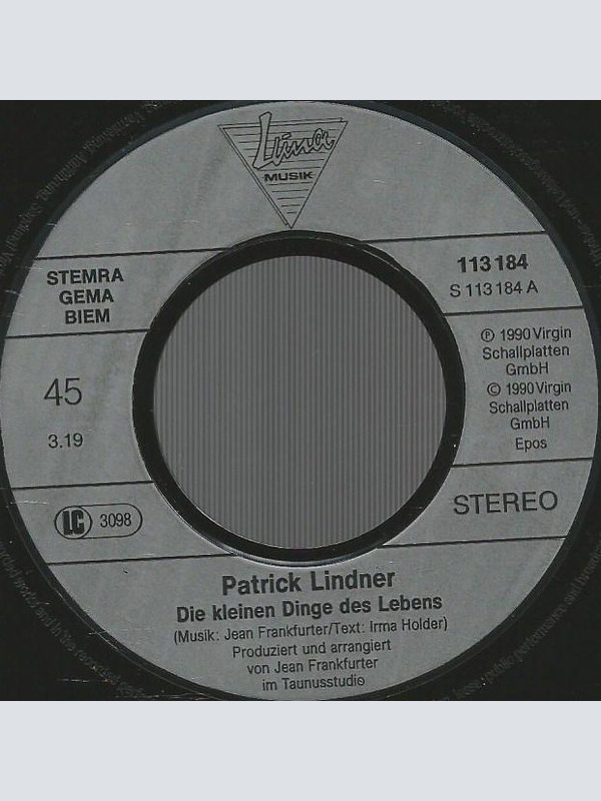 Vinyl / Patrick Lindner - Die Kleinen Dinge Des Lebens