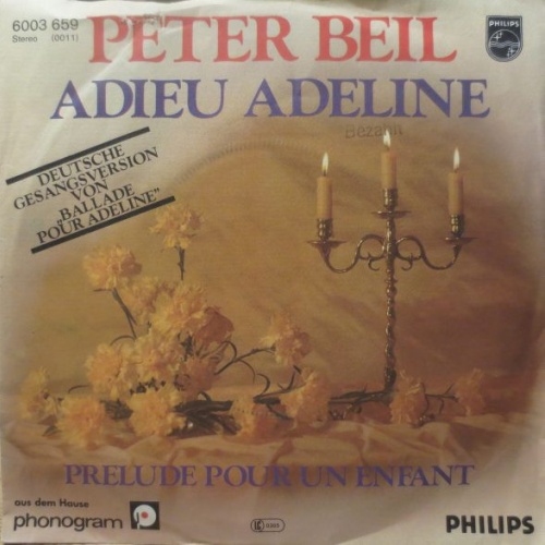 Vinyl / Peter Beil - Adieu Adeline