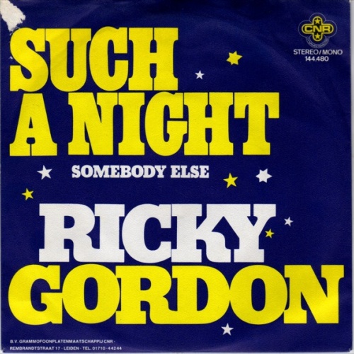Vinyl / Ricky Gordon - Such A Night