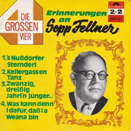 Vinyl / Sepp Fellner - Erinnerungen An Sepp Fellner
