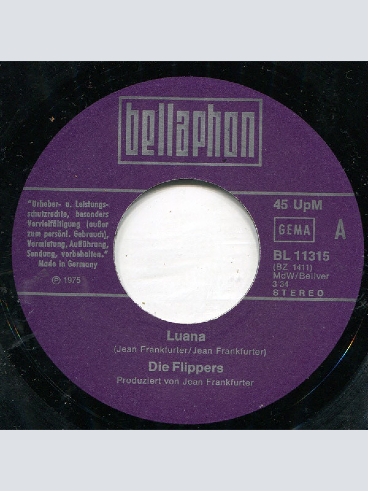 Vinyl / Die Flippers - Luana