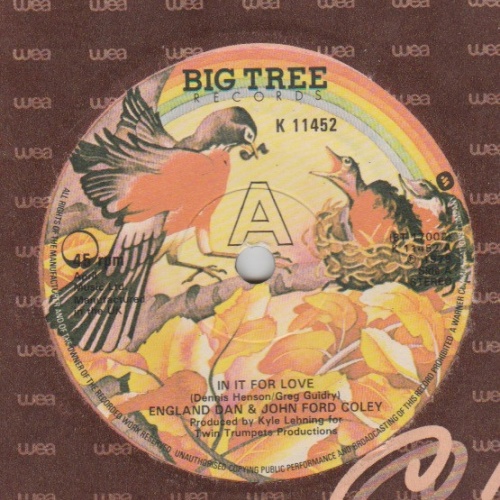 Vinyl / England Dan & John Ford Coley - In It For Love