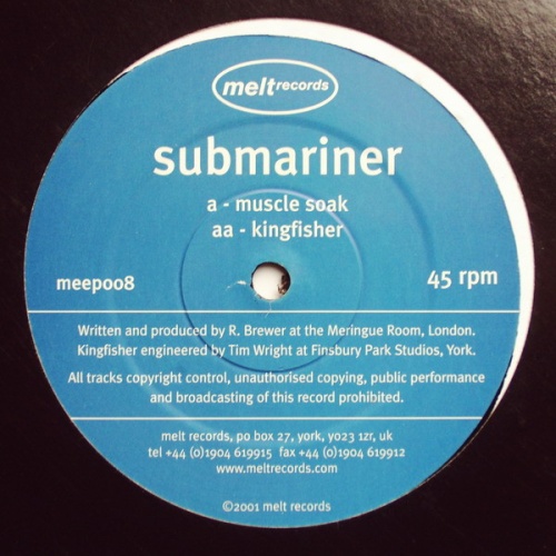 Vinyl / Submariner - Muscle Soak / Kingfisher