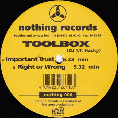 Vinyl / Toolbox (4) - Important Trust / Right Or Wrong