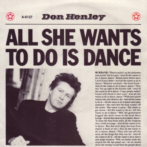 Vinyl / Don Henley - All She Wants To Do Is Dance