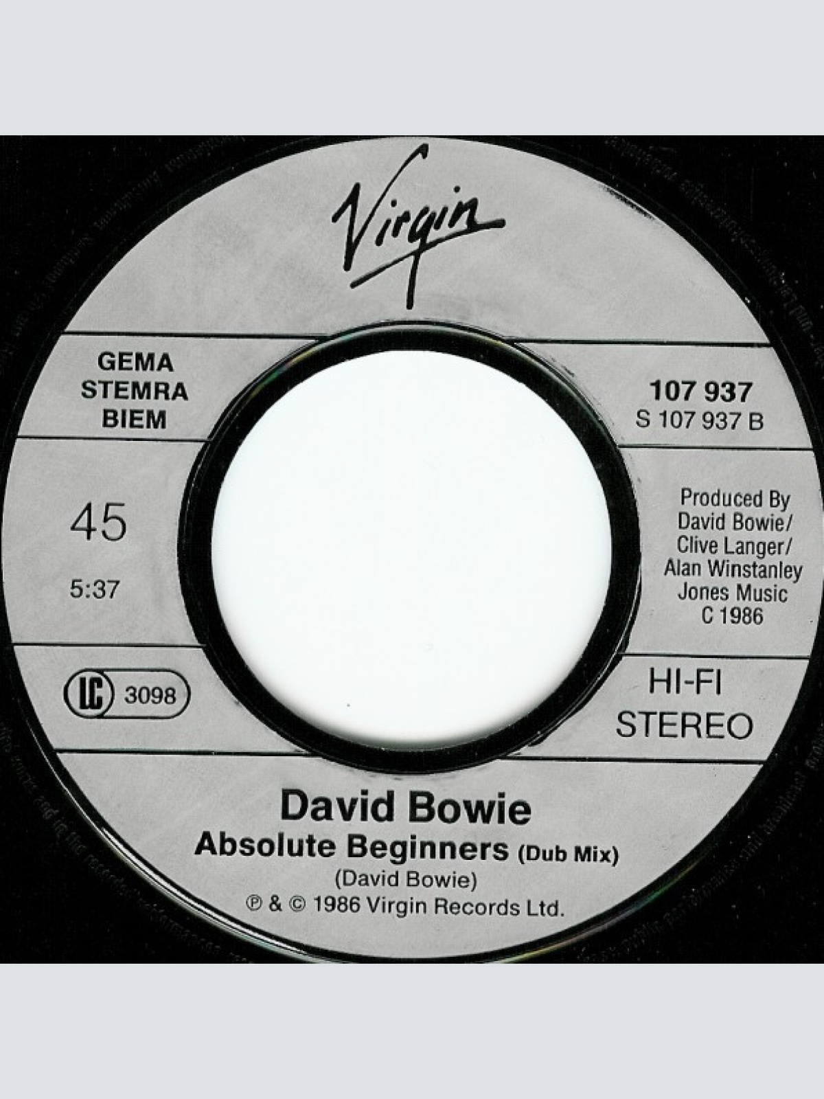 Vinyl / David Bowie - Absolute Beginners