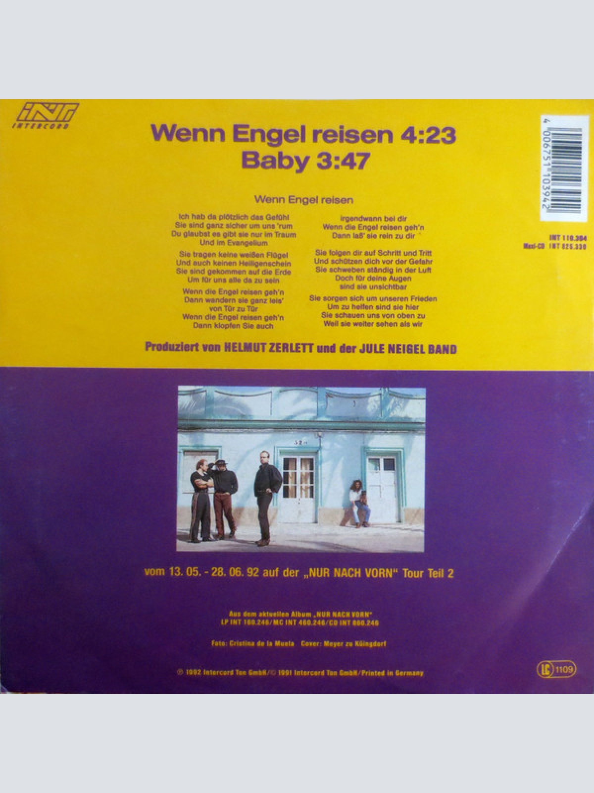 Vinyl / Jule Neigel Band - Wenn Engel Reisen