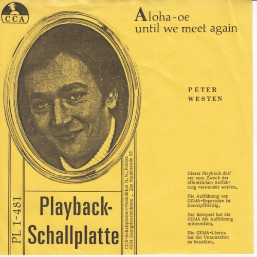 Vinyl / Peter Westen (2) - Aloha-Oe, Until We Meet Again