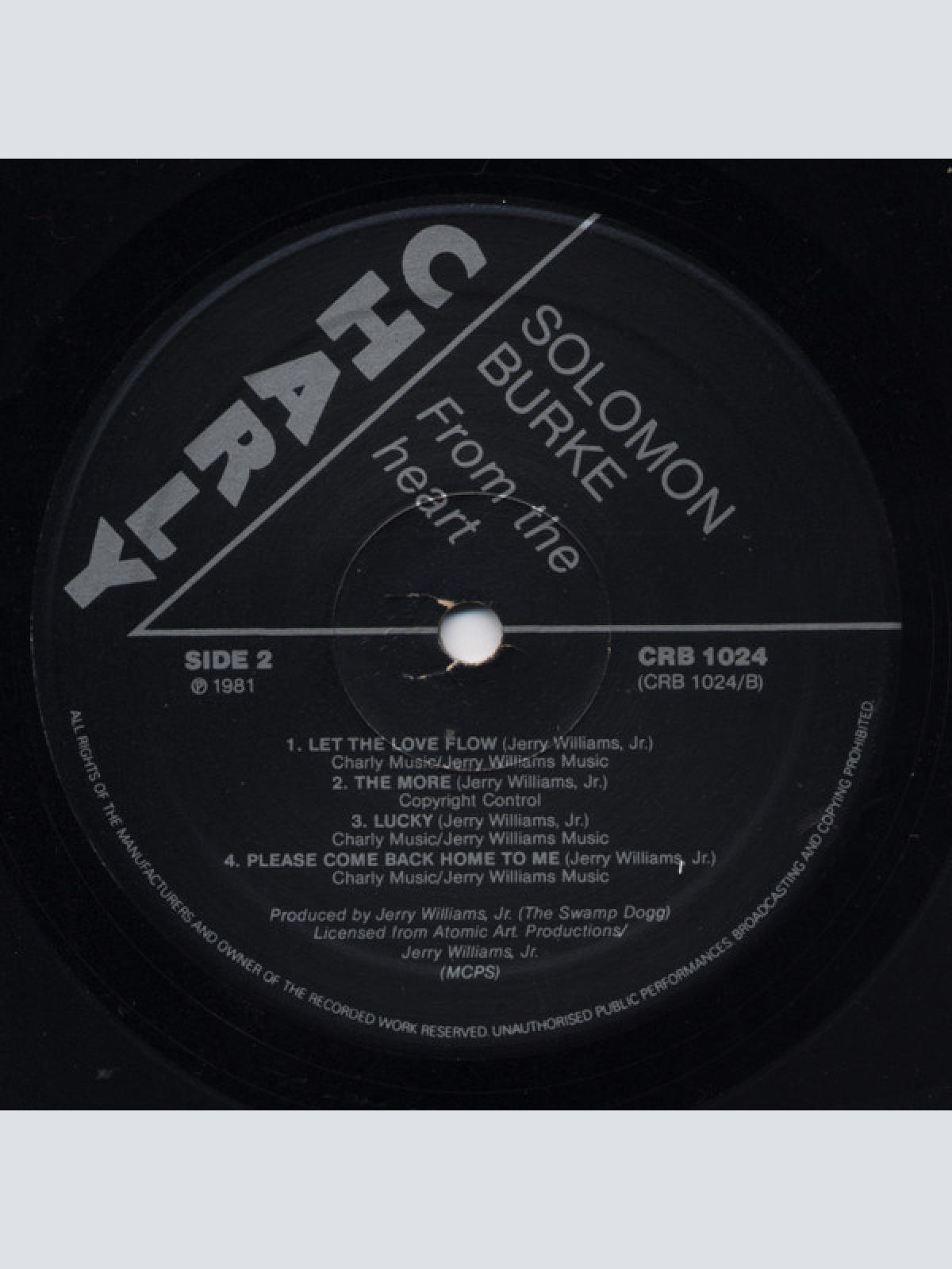 Vinyl / Solomon Burke - From The Heart