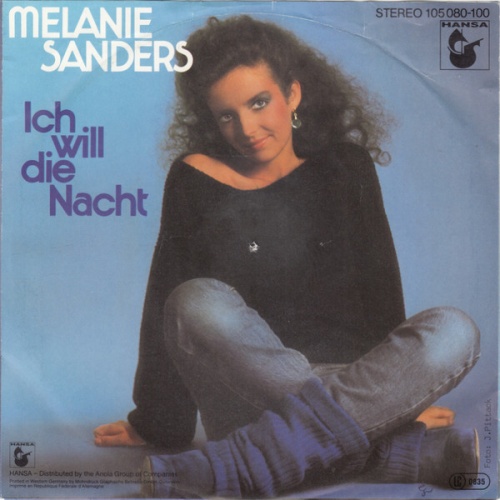 Vinyl / Melanie Sanders - Ich Will Die Nacht