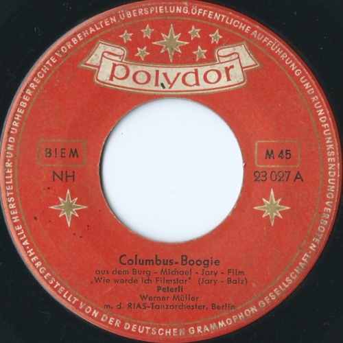 Vinyl / Peterli* - Columbus-Boogie