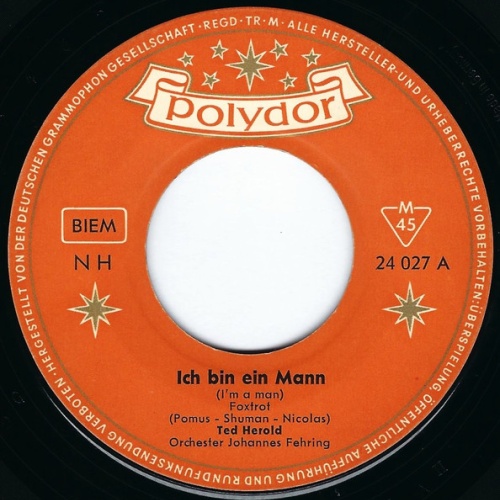 Vinyl / Ted Herold - Ich Bin Ein Mann