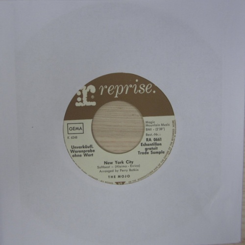 Vinyl / The Mojo Men - Not Too Old To Start Crying / New York City