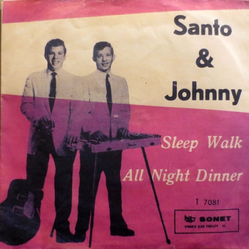 Vinyl / Santo & Johnny - Sleep Walk / All Night Diner