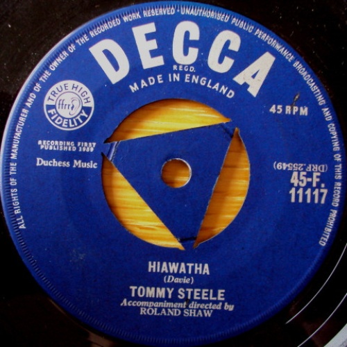 Vinyl / Tommy Steele - Hiawatha