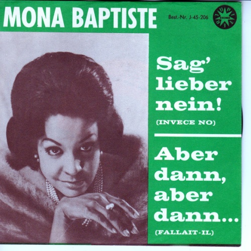 Vinyl / Mona Baptiste Und Die Jupiter Serenaders - Sag' Lieber Nein!