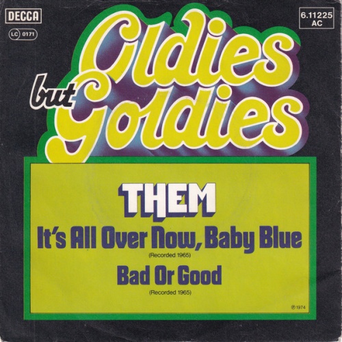 Vinyl / Them (3) - It's All Over Now, Baby Blue / Bad Or Good