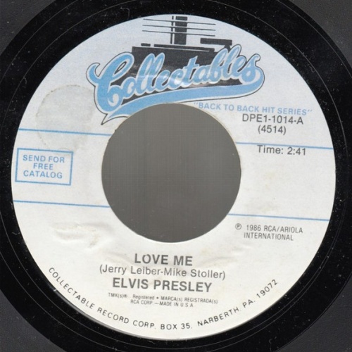 Vinyl / Elvis Presley - Love Me / Flaming Star