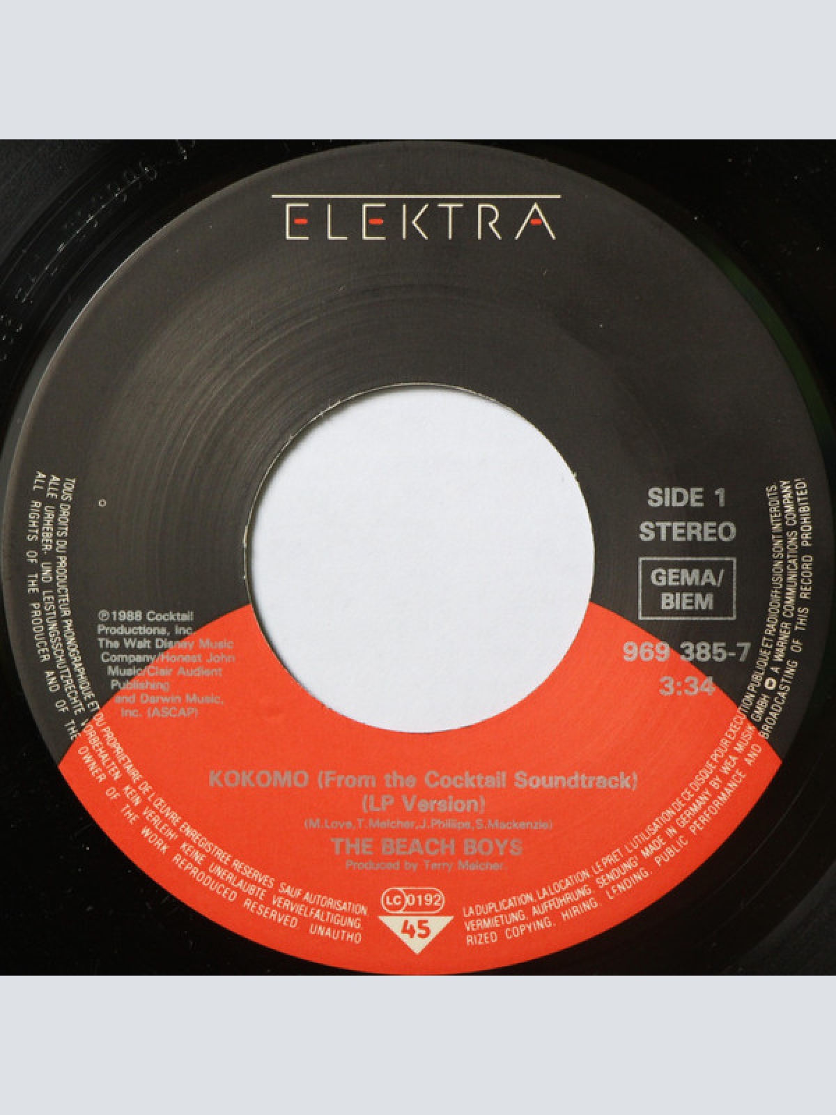 Vinyl / The Beach Boys - Kokomo