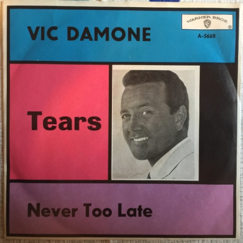 Vinyl / Vic Damone - Tears / Never Too Late