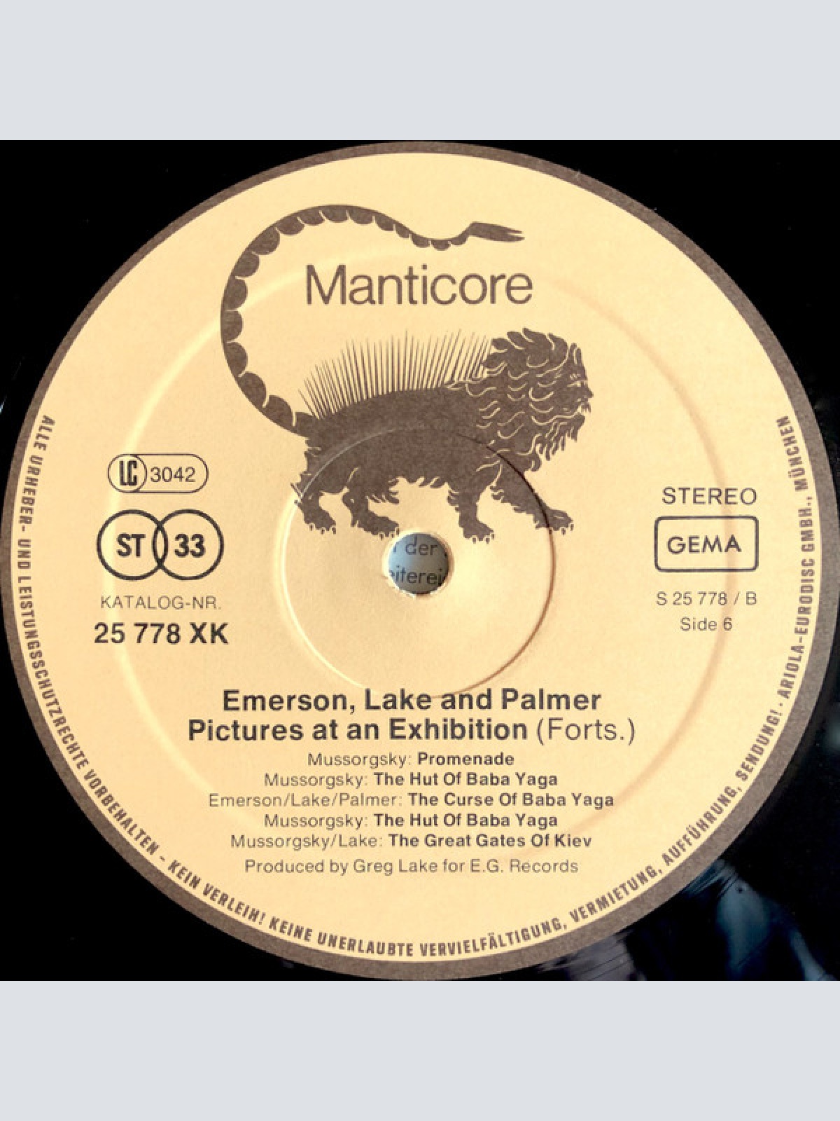 Vinyl / Victor Jeresco*, Moscow Radio Symphony*, Emerson, Lake & Palmer, Modest Mussorgsky - Pictures At An Exhibition