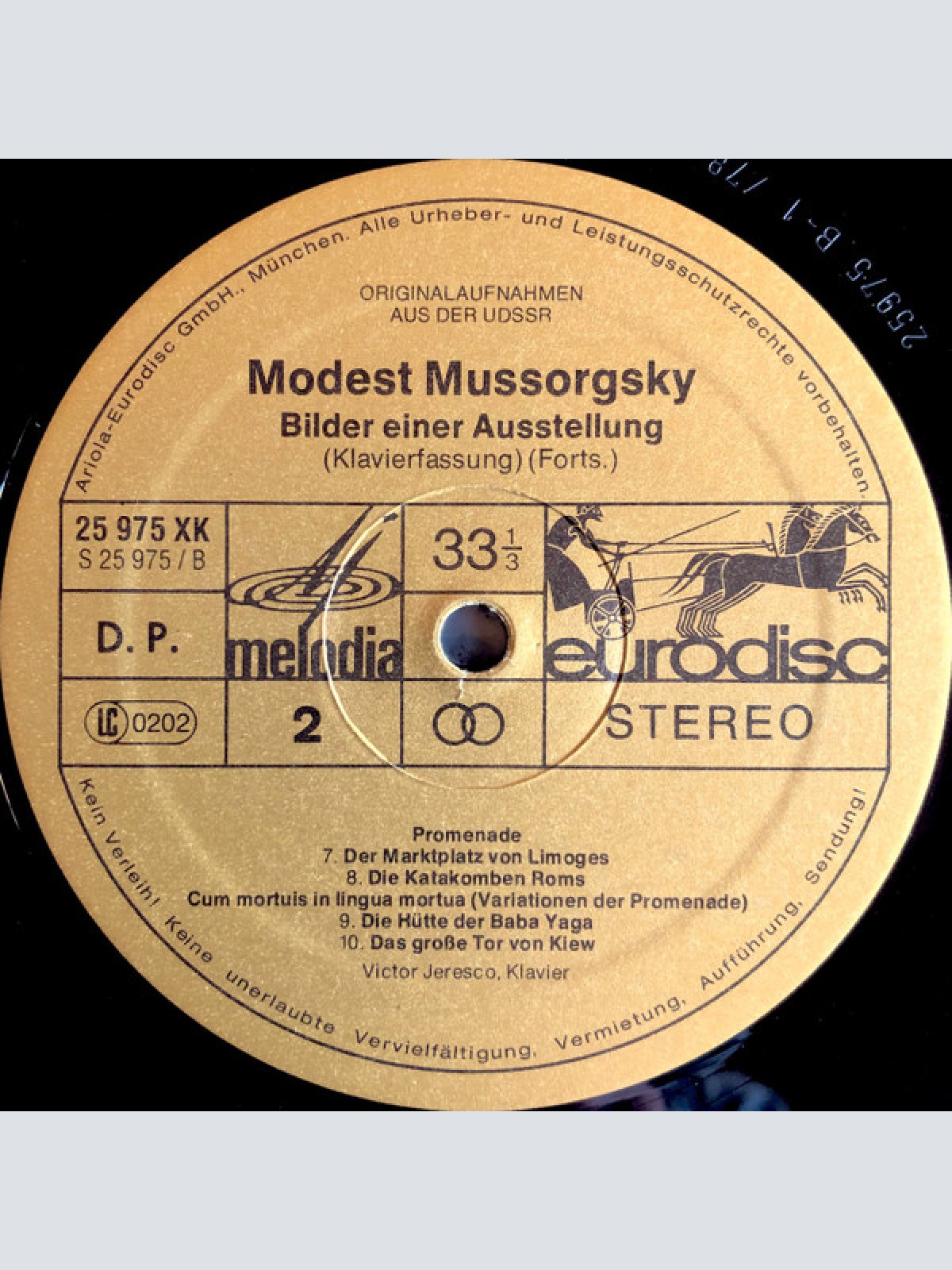 Vinyl / Victor Jeresco*, Moscow Radio Symphony*, Emerson, Lake & Palmer, Modest Mussorgsky - Pictures At An Exhibition