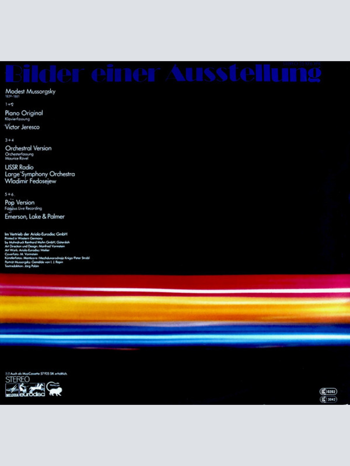 Vinyl / Victor Jeresco*, Moscow Radio Symphony*, Emerson, Lake & Palmer, Modest Mussorgsky - Pictures At An Exhibition