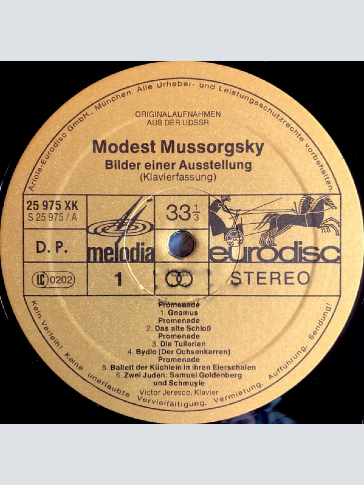 Vinyl / Victor Jeresco*, Moscow Radio Symphony*, Emerson, Lake & Palmer, Modest Mussorgsky - Pictures At An Exhibition