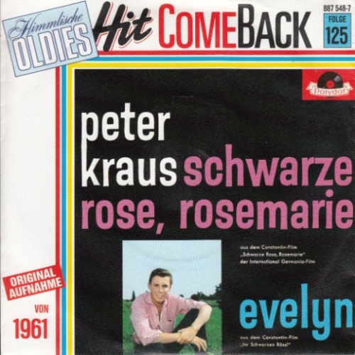 Vinyl / Peter Kraus - Das Orchester Werner Scharfenberger* - Schwarze Rose, Rosemarie