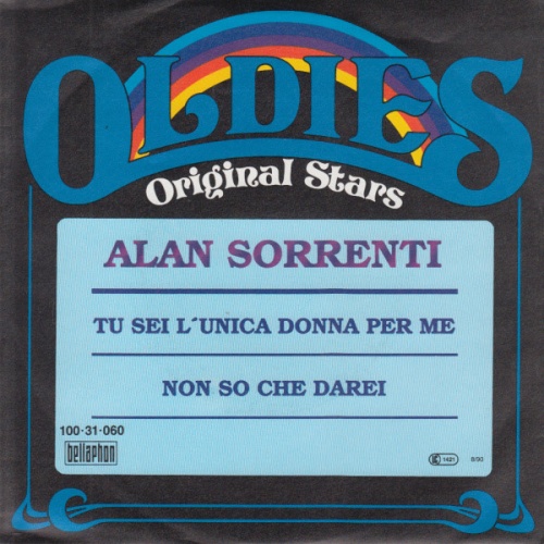 Vinyl / Alan Sorrenti - Tu Sei L'unica Donna Per Me / Non So Che Darei