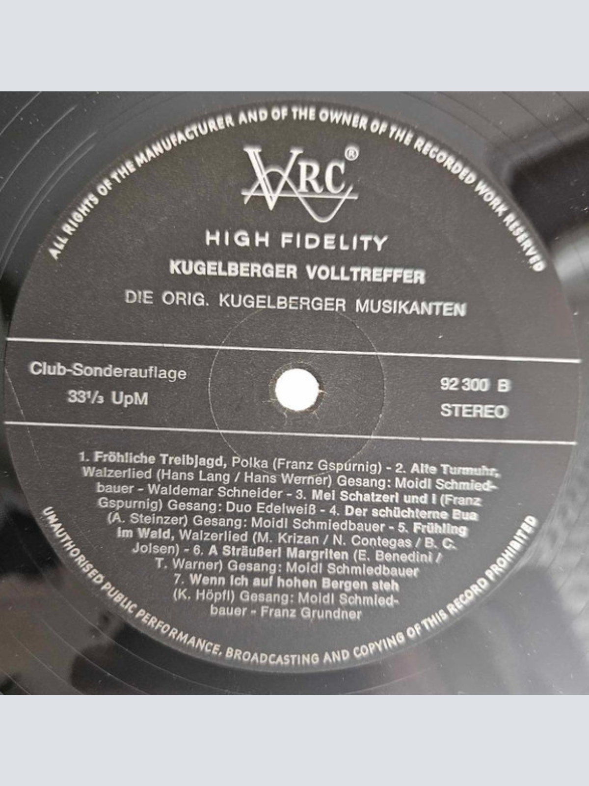 Vinyl / Original Kugelberger Musikanten - Kugelberger Volltreffer