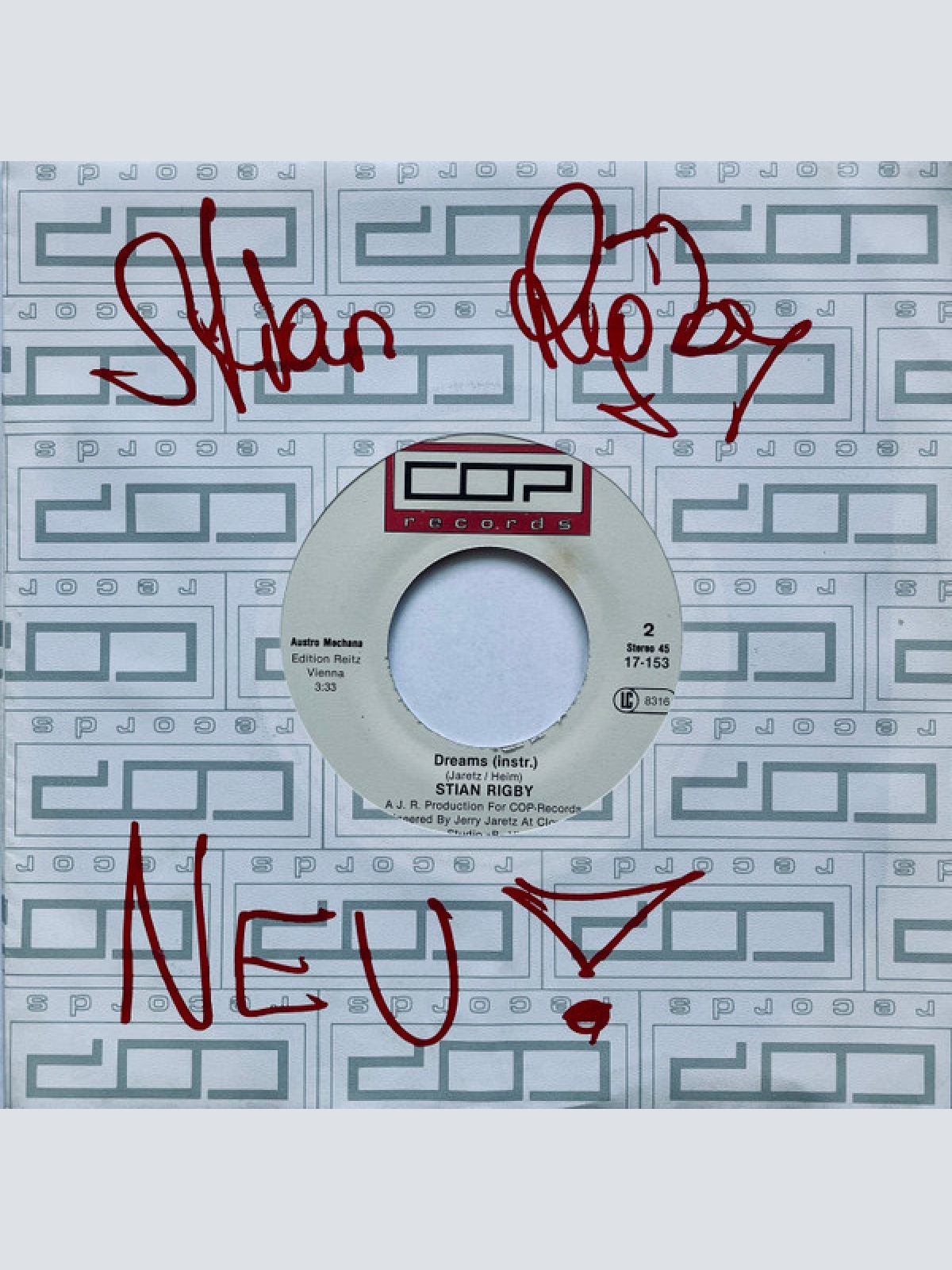 Vinyl / Stian Rigby - American Girl