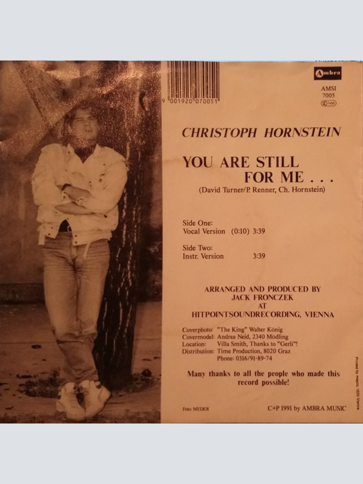 Vinyl / Christoph Hornstein - You Are Still For Me ...