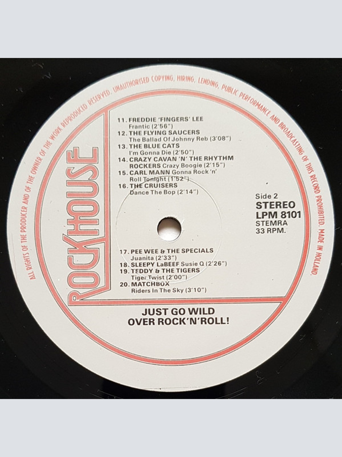 Vinyl / Various - Just Go Wild Over Rock'n'Roll!