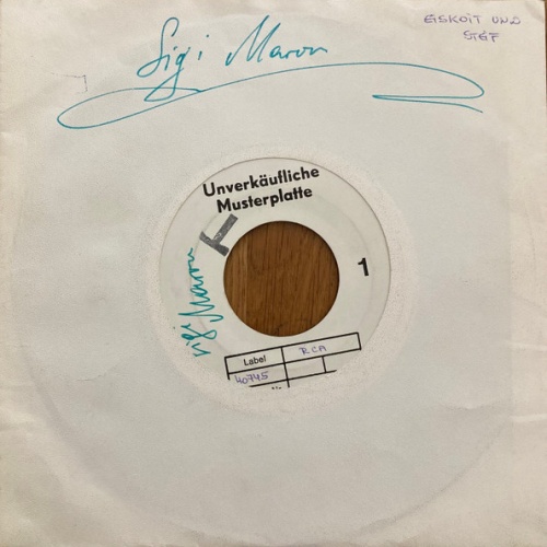 Vinyl / Sigi Maron - Eiskoit Und Steif