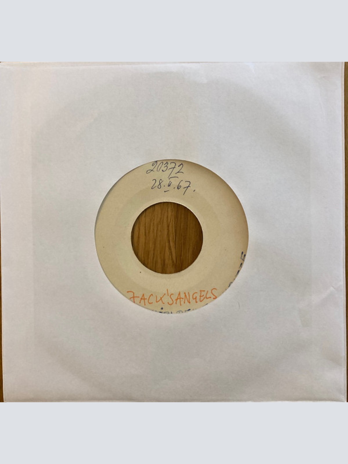 Vinyl / Jack's Angels - Ich Hör' Deine Schritte Kommen / Weit Über's Meer