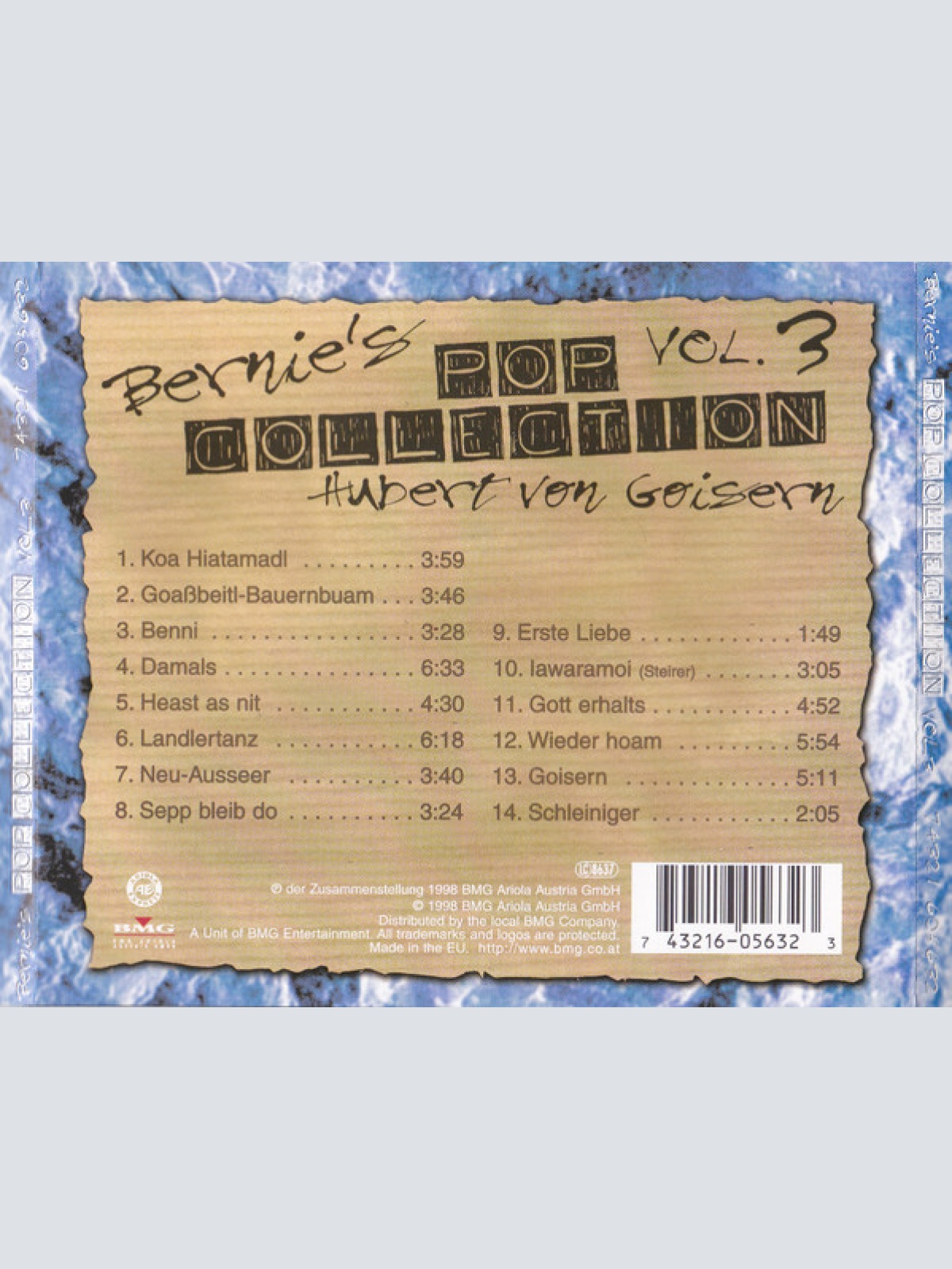 CD / Hubert von Goisern Und Die Alpinkatzen* - Bernie's Pop Collection