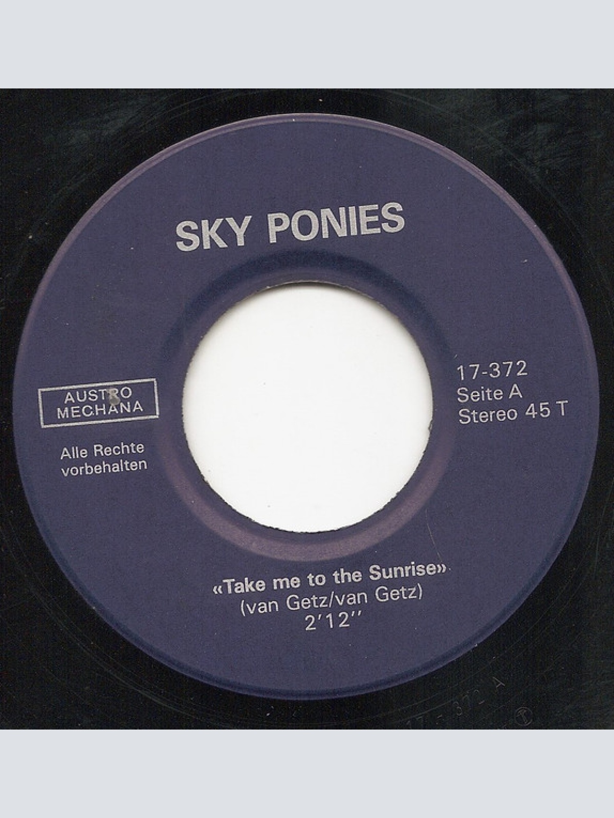 Vinyl / Sky Ponies - Sunrise