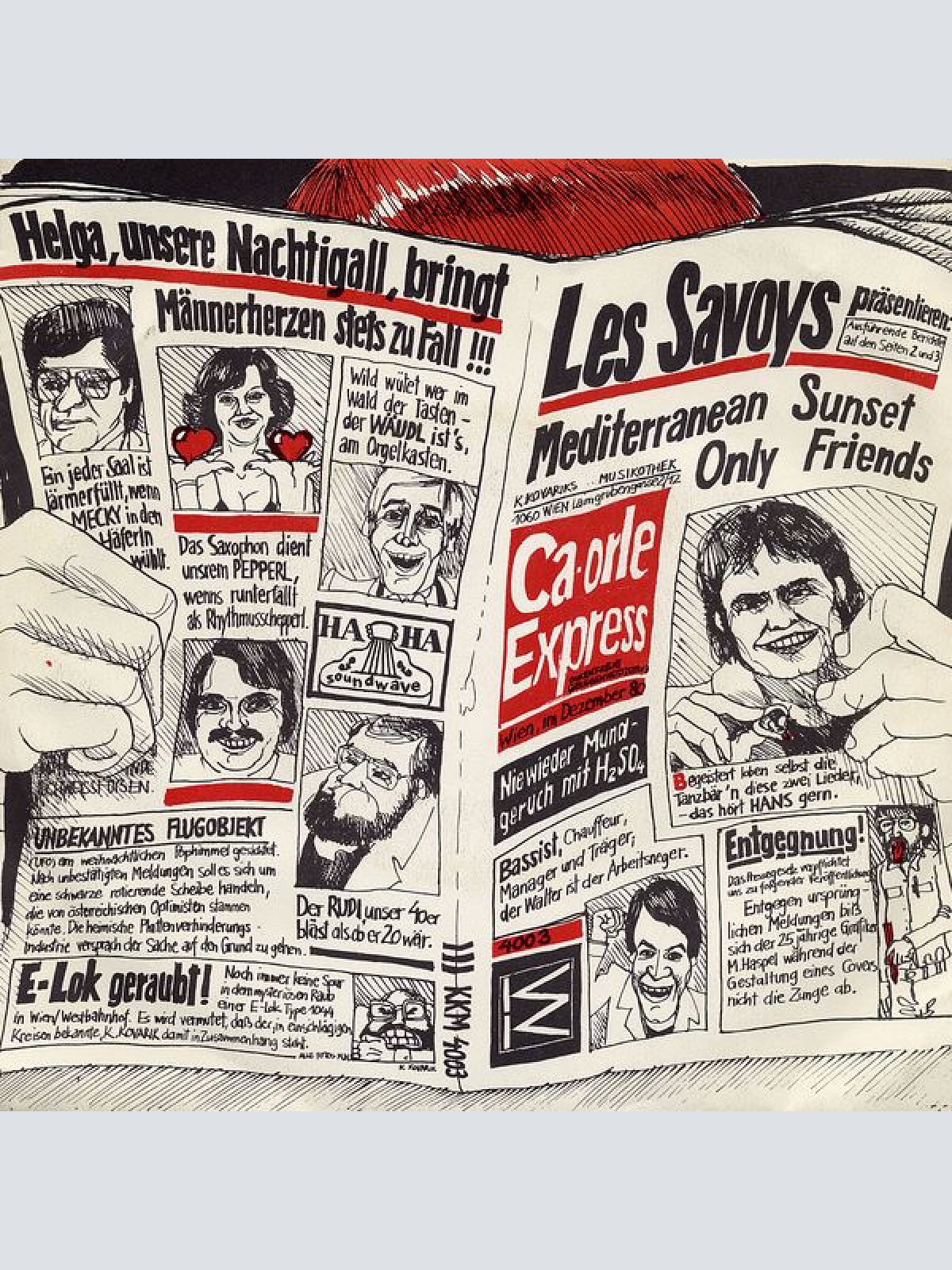 Vinyl / Les Savoys - Mediterranean Sunset / Only Friends