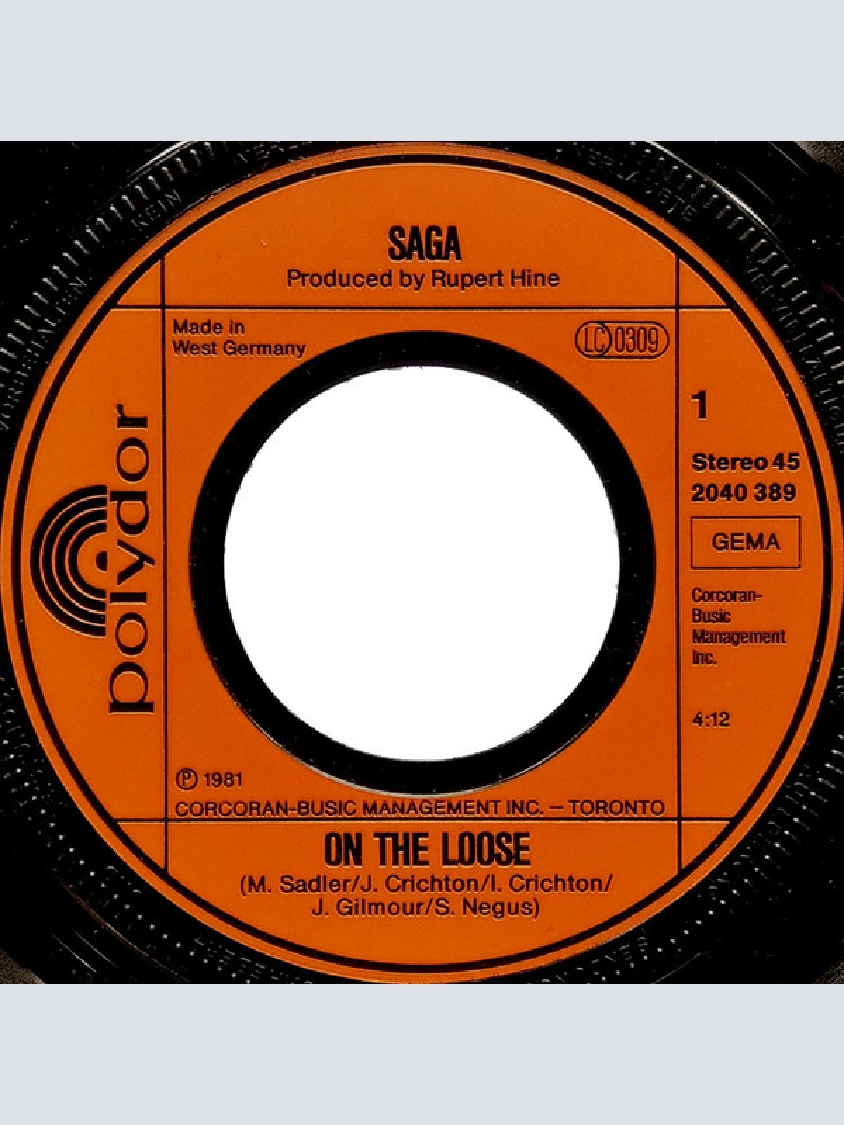 Vinyl / Saga (3) - On The Loose