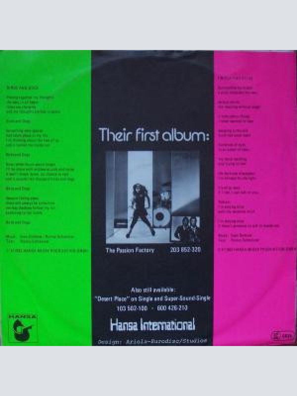 Vinyl / Twins* - Birds And Dogs / I'm Staying Alive