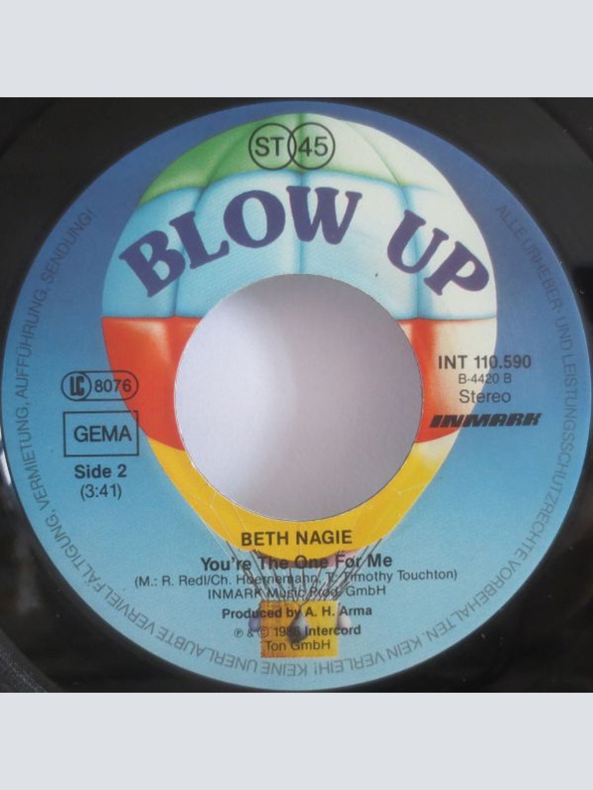 Vinyl / Beth Nagie - Made In Germany