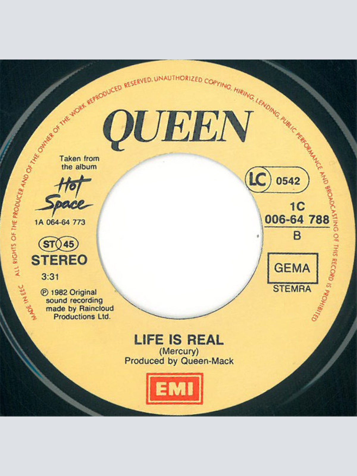 Vinyl / Queen - Body Language