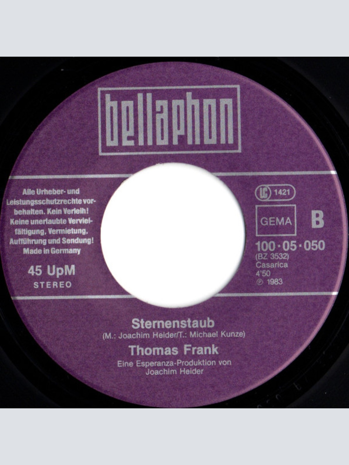 Vinyl / Thomas Frank - Liebe Über Video