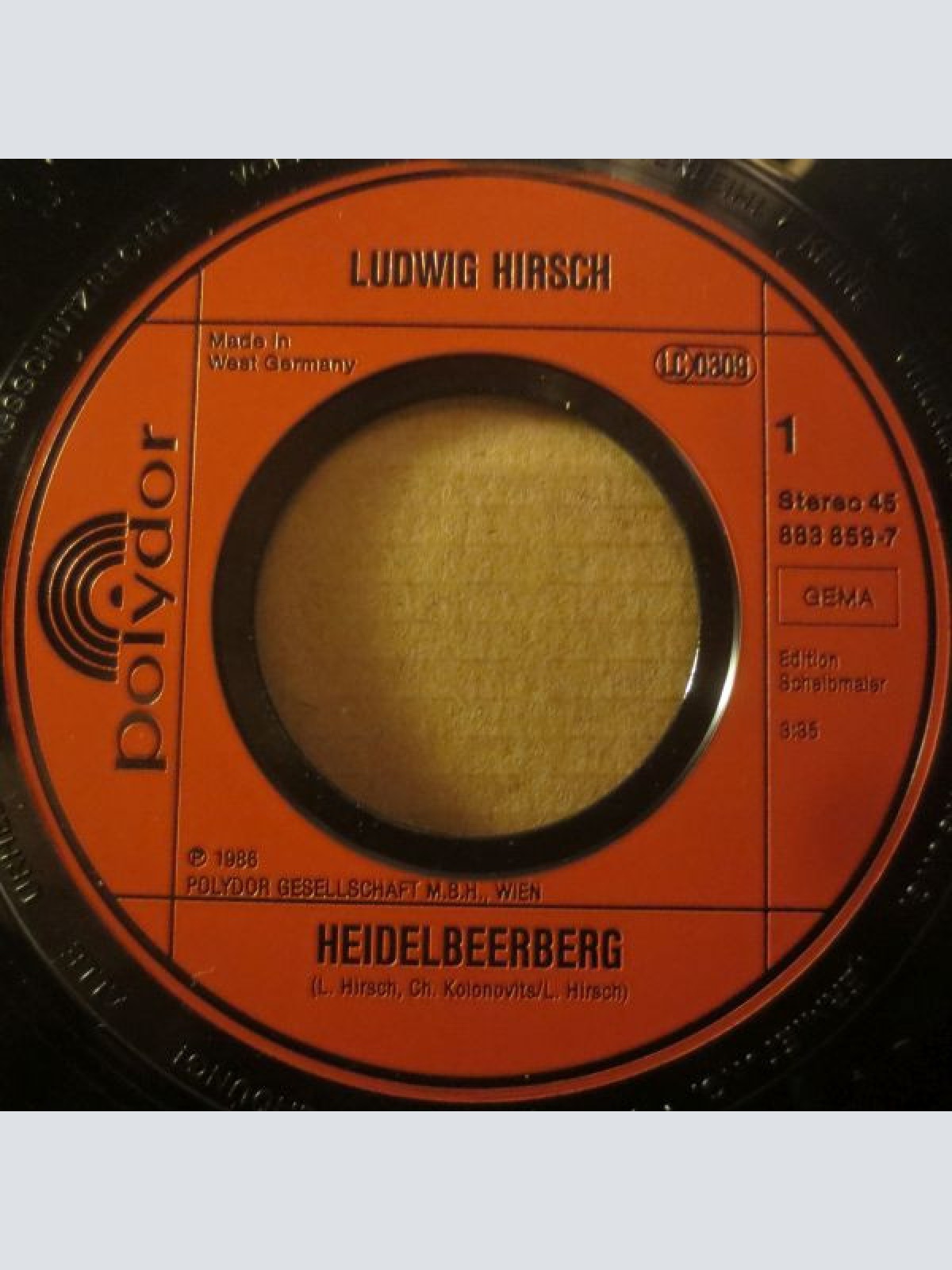 Vinyl / Ludwig Hirsch - Heidelbeerberg