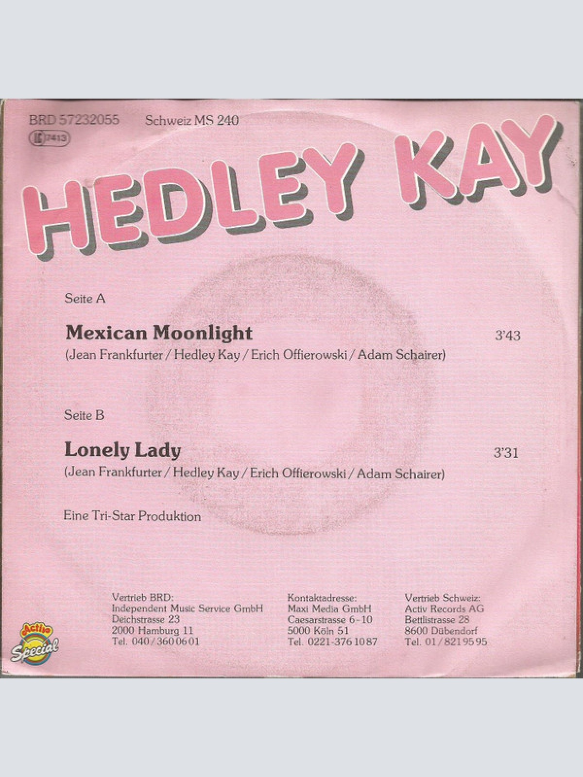 Vinyl / Hedley Kay - Mexican Moonlight