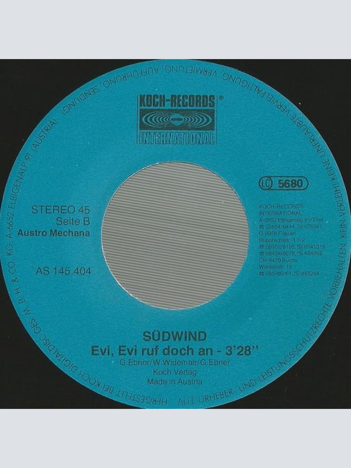 Vinyl / Südwind - Wie Das Erste Mal